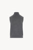 Dolcevita Senza Maniche in Puro Cashmere Derby