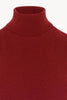 Dolcevita Senza Maniche in Puro Cashmere Rubino