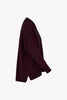 Maglia Over Collo a Scialle in Puro Cashmere Acero