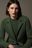 Blazer in Punto Stoffa in Puro Cashmere Loden