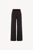 Pantaloni effetto Tweed in Puro Cashmere Acero