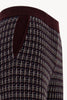 Pantaloni effetto Tweed in Puro Cashmere Acero