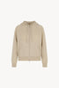 Felpa Donna con Cappuccio in Puro Cashmere Avena