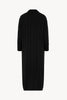 Cappotto a Trecce in Puro Cashmere Nero