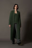 Cappotto a Trecce in Puro Cashmere Loden