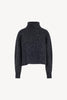 Dolcevita a Coste in Puro Cashmere Moulinè Notte