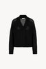 Cardigan in Punto Rete in Puro Cashmere Nero