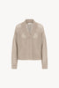 Cardigan in Punto Rete in Puro Cashmere Avena