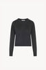 Maglia Scollo a V in Seta Cashmere Extrafine Grigio