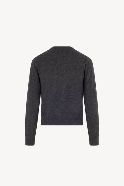 Cardigan in Seta Cashmere Extrafine Grigio