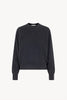 Girocollo Maniche Squadrate in Puro Cashmere Garzato Ardesia