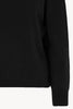 Maglia a Collo Alto in Puro Cashmere Garzato Nero