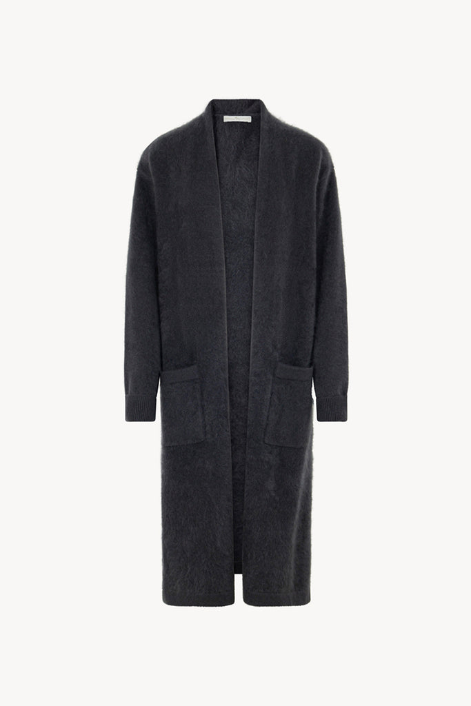 Cappotto in Puro Cashmere Garzato Ardesia