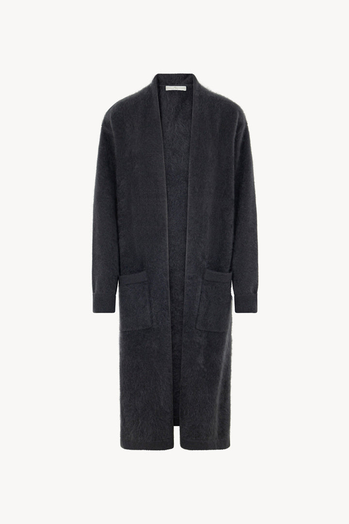 Cappotto in Puro Cashmere Garzato Ardesia