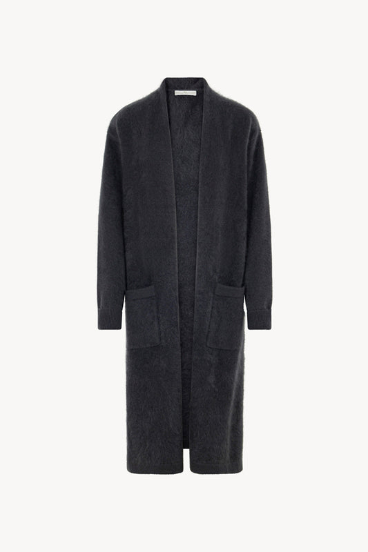 Cappotto in Puro Cashmere Garzato Ardesia