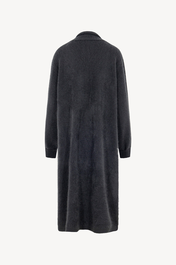 Cappotto in Puro Cashmere Garzato Ardesia