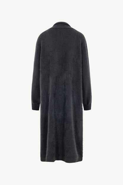 Cappotto in Puro Cashmere Garzato Ardesia