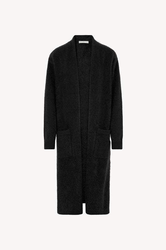 Cappotto in Puro Cashmere Garzato Nero