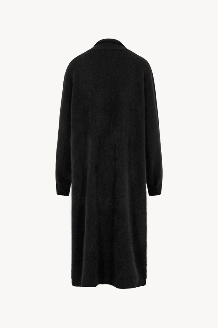 Cappotto in Puro Cashmere Garzato Nero