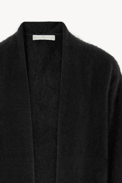Cappotto in Puro Cashmere Garzato Nero