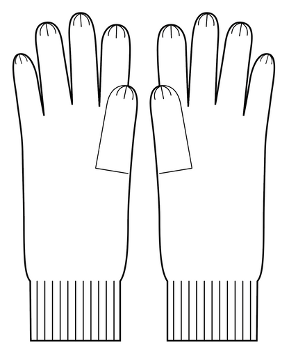 Pure Cashmere Touchscreen Women's Gloves