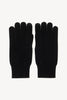 Guanti con Toucscreen  in Puro Cashmere Nero