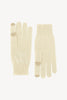 Guanti con Toucscreen  in Puro Cashmere Latte