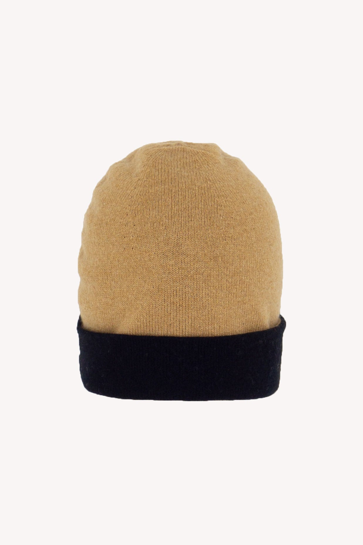 Double Pure Cashmere Beanie