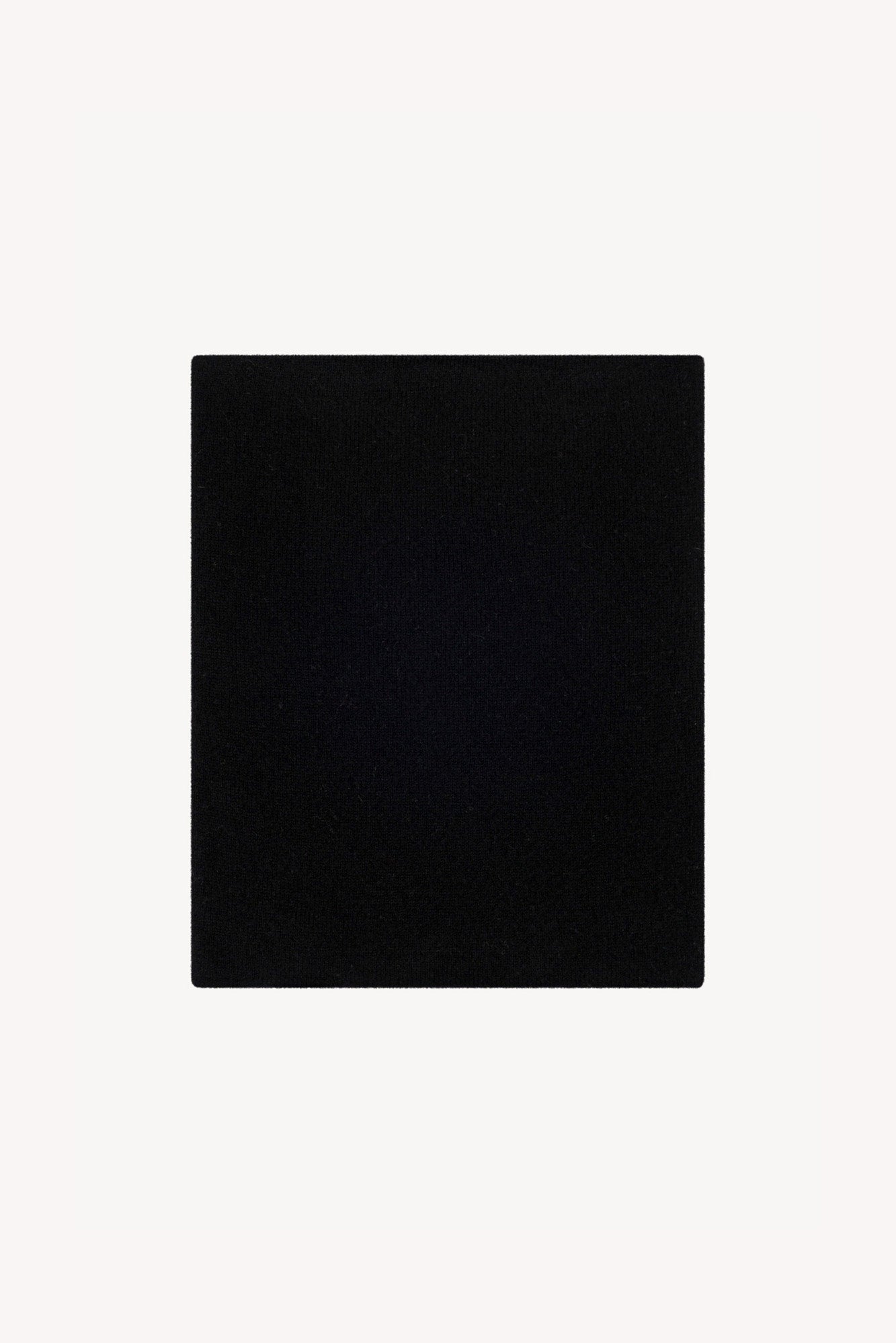 Scaldacollo Unisex in Puro Cashmere Nero