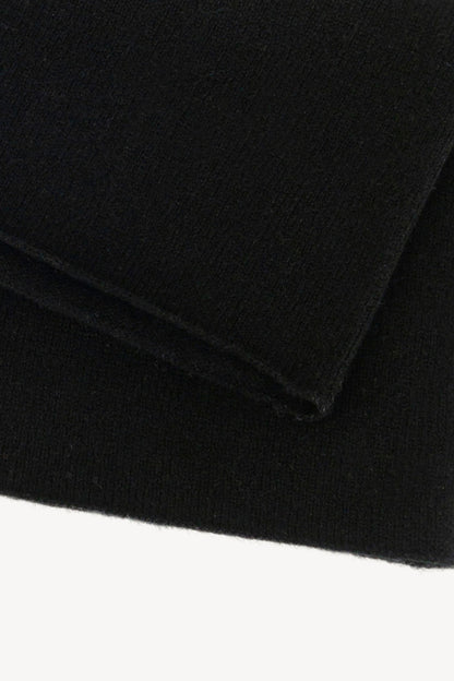Scaldacollo Unisex in Puro Cashmere Nero