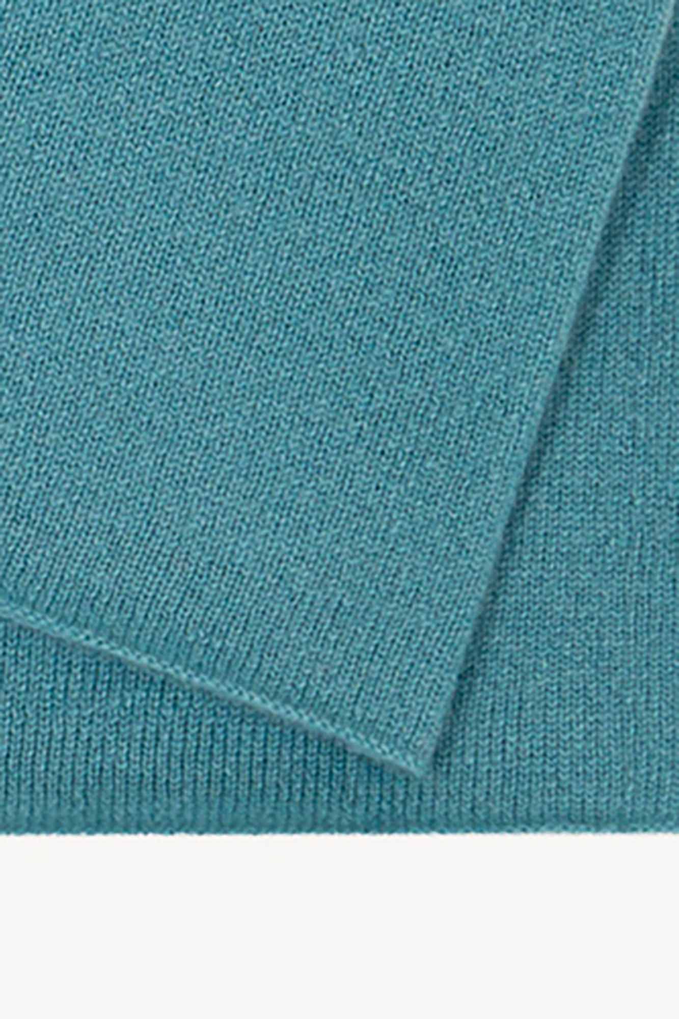 Scaldacollo Unisex in Puro Cashmere Turchese