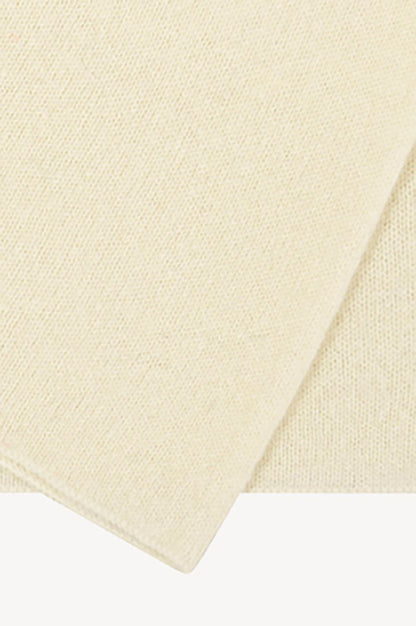 Scaldacollo Unisex in Puro Cashmere Latte