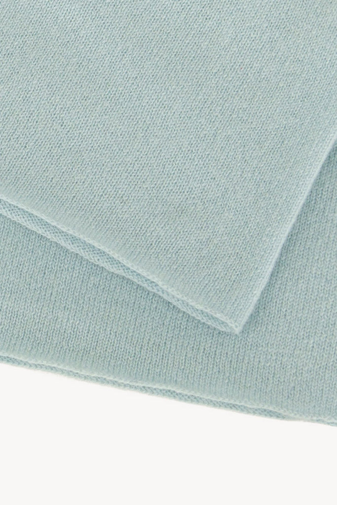 Scaldacollo Unisex in Puro Cashmere Acquamarina