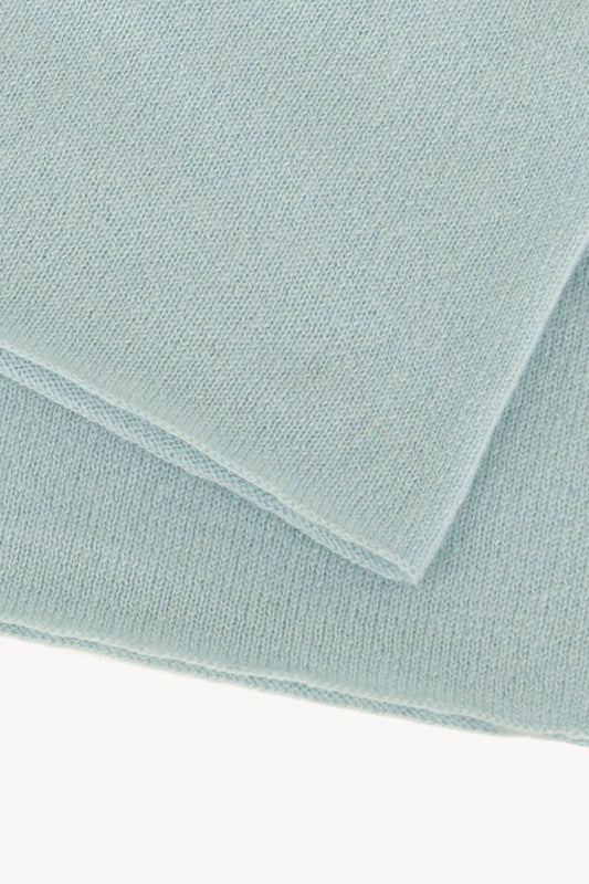 Scaldacollo Unisex in Puro Cashmere Acquamarina