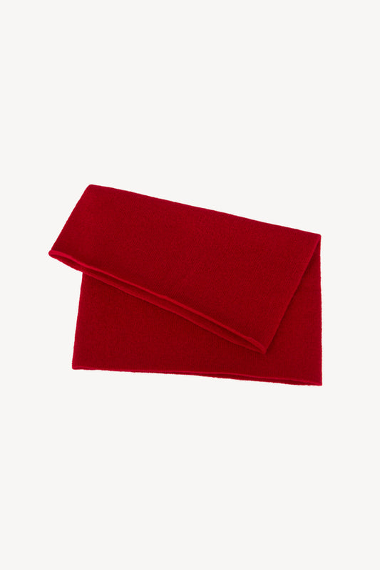 Scaldacollo Unisex in Puro Cashmere Rubino