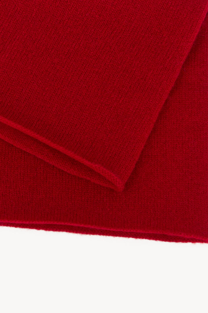 Scaldacollo Unisex in Puro Cashmere Rubino
