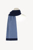 Pure Cashmere Two-Tone Tubular Scarf