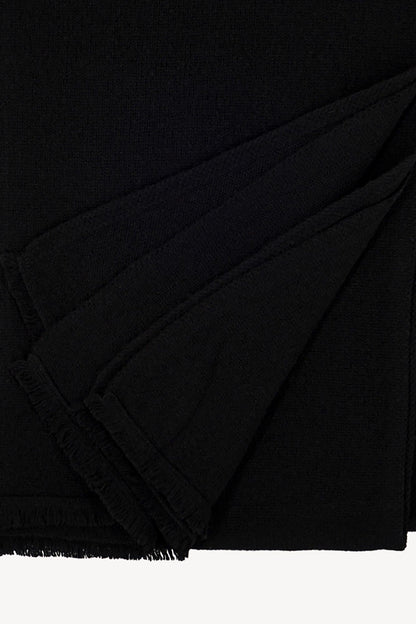 Stola Velo in Puro Cashmere Nero