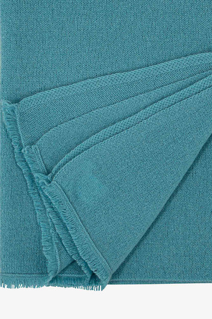 Stola Velo in Puro Cashmere Turchese