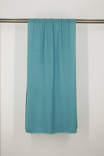 Stola Velo in Puro Cashmere Turchese