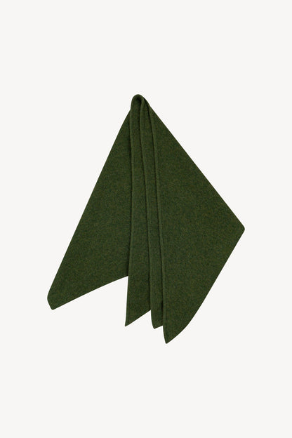 Sciarpa a Triangolo in Puro Cashmere Loden