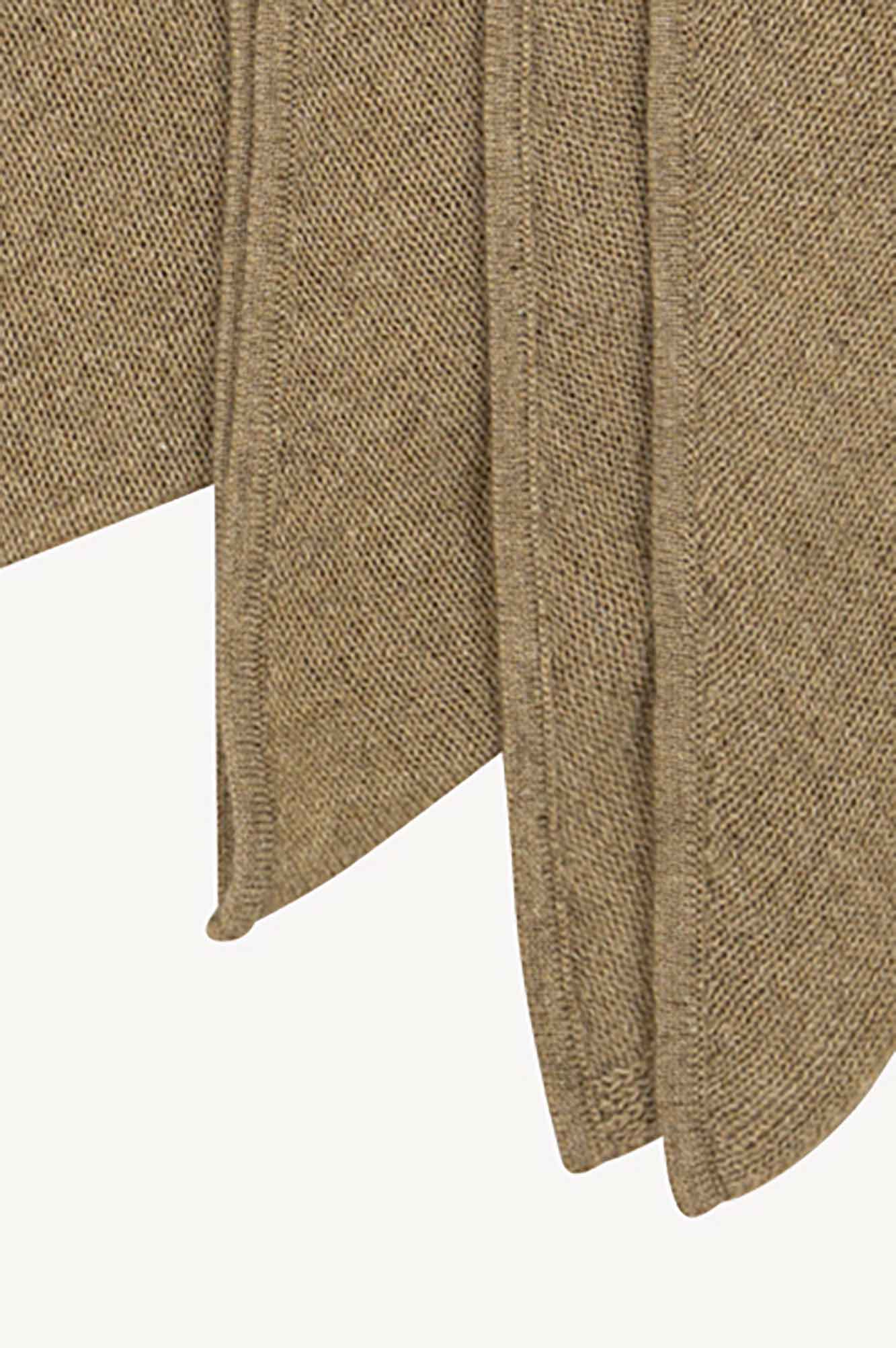 Sciarpa a Triangolo in Puro Cashmere Dune