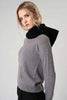 Scaldacollo con Cappuccio in Puro Cashmere Nero