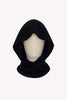 Scaldacollo con Cappuccio in Puro Cashmere Nero