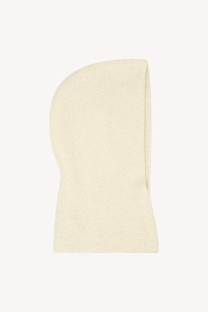 Scaldacollo con Cappuccio in Puro Cashmere Latte