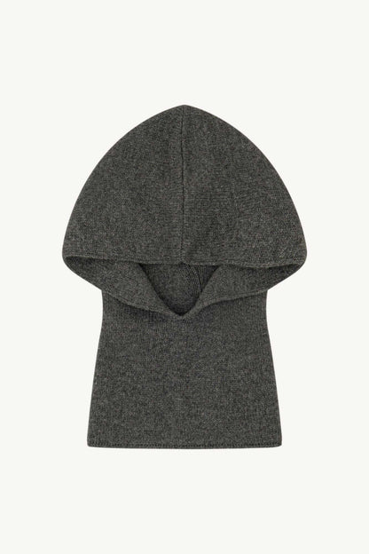 Scaldacollo con Cappuccio in Puro Cashmere Flanella