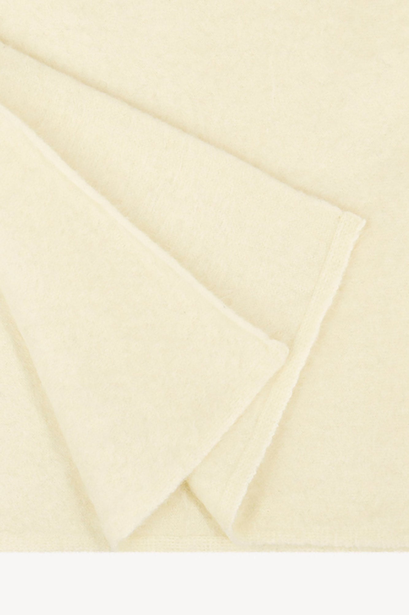 Sciarpa in Maglia Rasata in Puro Cashmere Spazzolato Latte