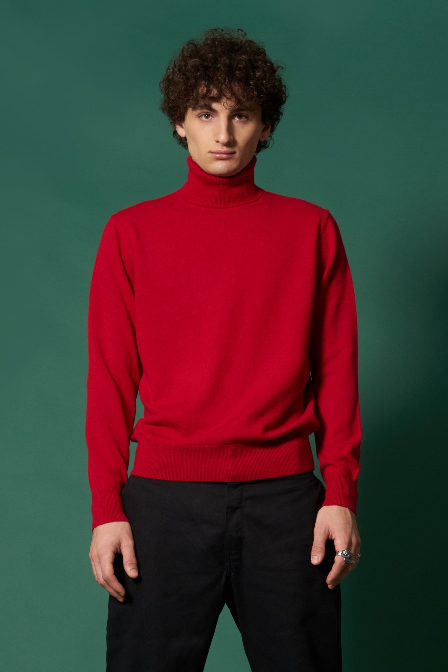 Pure Cashmere Turtleneck Sweater