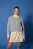 Pure Cashmere Herringbone stich Bomber Jacket