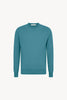 Maglia Girocollo in Puro Cashmere Turchese